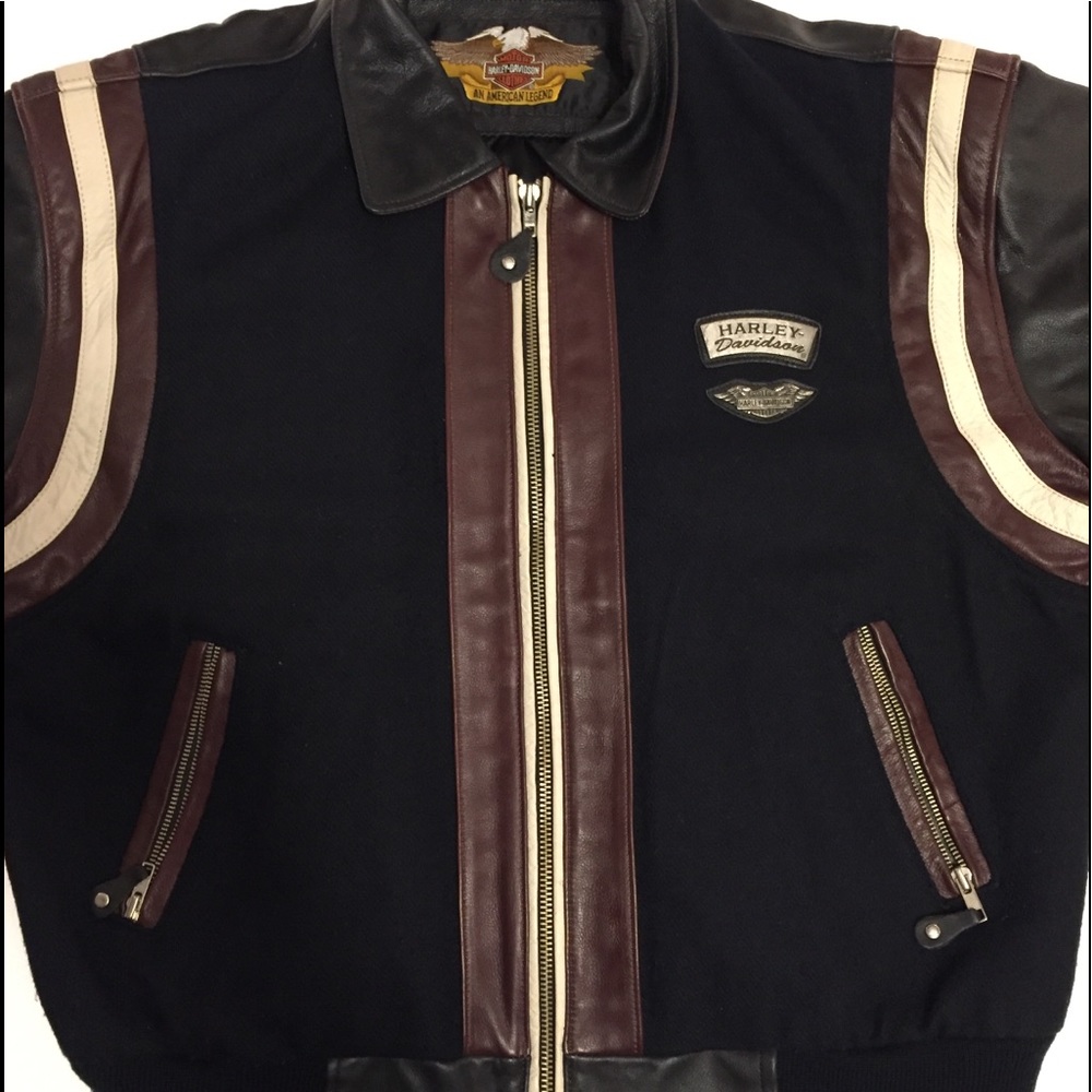 SOLD Men’s Harley Davidson Motorcycle Jacket - Picture 2 of 8